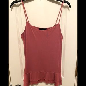 Banana Republic Strappy Tank with Ruffle Hem - Small